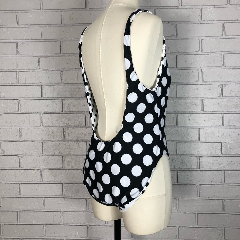 La Blanca Dot Goose Reversible One Piece Swimsuit - Picture 7 of 13